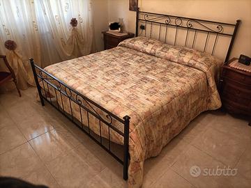 Struttura letto in ferro + rete a doghe