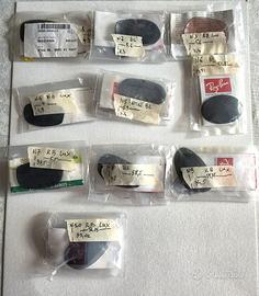 Lotto 22 Coppie Vetri/Lenti Ray-Ban / Bausch & Lom