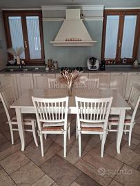 tavolo in Legno con sedie