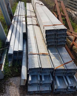 PROFILI A C ZINCATI PER TETTOIE PENSILINE