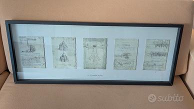 quadro schizzi Leonardo da Vinci (ripr.)