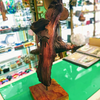Scultura legno naturale