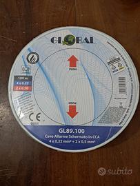 Cavo per allarme schermato