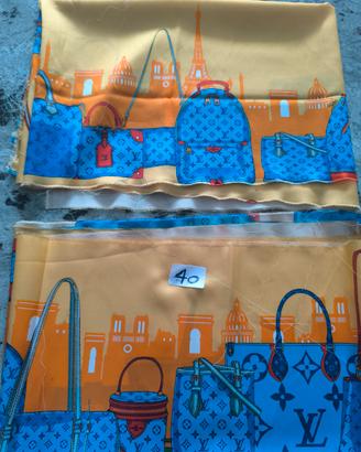 scampolo Louis Vuitton in seta