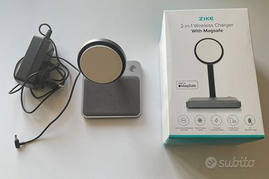 Caricabatterie Zike wireless MagSafe 2 in 1
