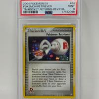 Carta poekmon ex team rocket returns PSA 9 vintage