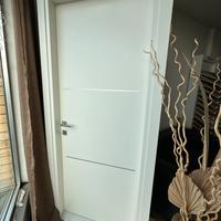 Porta interna 80x210 legno laccato bianco