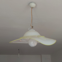 LAMPADARIO VETRO MURANO LAVORATO A MANO DIAM. 70cm