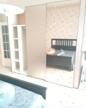  Armadio 3 ante scorrevoli e letto 