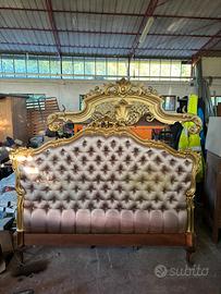 Testiera Letto Matrimoniale Barocco Dorata