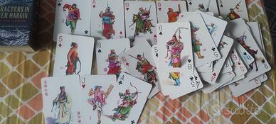 Vecchia scatola carte gioco poker cinese