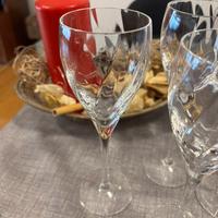 Bicchieri cristallo calici vino bianco rosso amaro