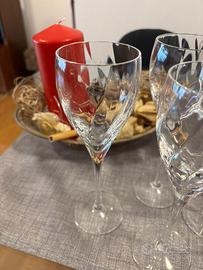 Bicchieri cristallo calici vino bianco rosso amaro