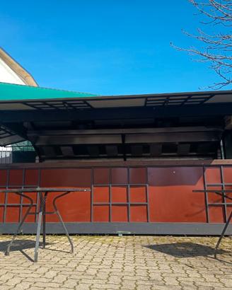 Chiosco casetta itinerante vendita alimenti