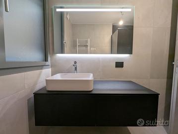 Mobile portalavabo e specchio retroilluminato