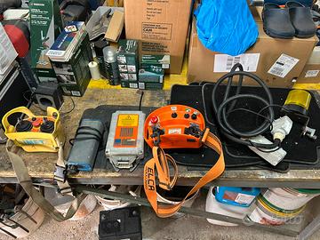 Kit radiocomando e centralina e comando a filo
