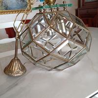 LAMPADARIO  in cristallo  tondo