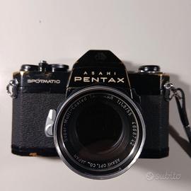 Asahi Pentax Spotmatic SP II nera Takumar 1:1.8/55
