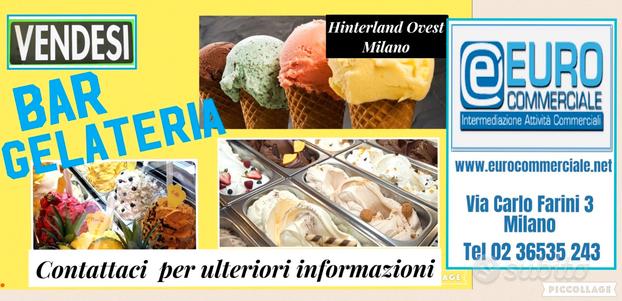 392/13 BAR PASTICCERIA GELATERIA zona Hint. Nord