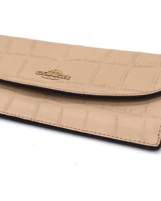 Portafoglio Coach F57217 panna nuovo