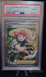 Carta Pokemon allenatore Milo PSA10