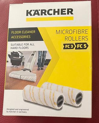 Karcher 2 rulli ricambio fc3 fc5