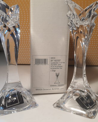 Candelabri in vetro Mikasa