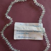 collana di acquamarina 