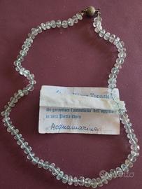 collana di acquamarina 