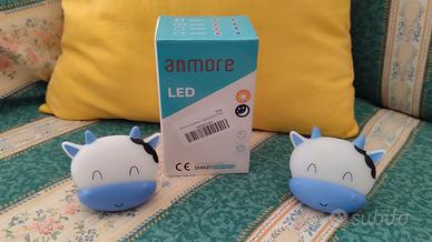 2 luci notturne a forma di mucca