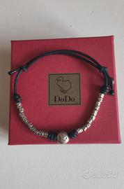 Bracciale Dodo By Pomellato in Argento 925 e cuoio