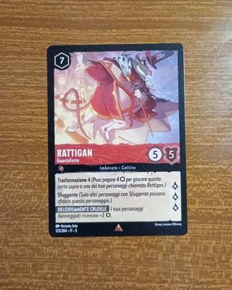 Rattigan - Guastafeste Rare 123/204 Disney Lorcana