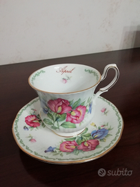 Tazza da tè, Queen's Fine Bone China, Aprile