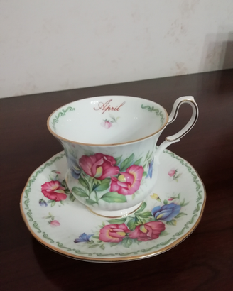 Tazza da tè, Queen's Fine Bone China, Aprile