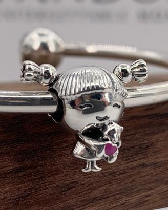 PANDORA Charm Bimba 798016EN160 Originale