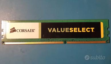 RAM Corsair ValueSelect 4GB DDR3 1600MHz Desktop