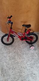 Bicicletta bambini tema cars