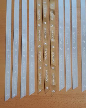 Nastri Swarovski nuovi  colore argento ed oro

