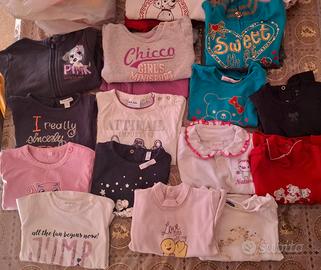 Lotto vestiti bambina