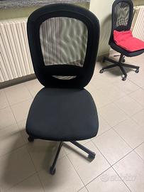 Sedia da ufficio/scrivania ergonomica su ruote