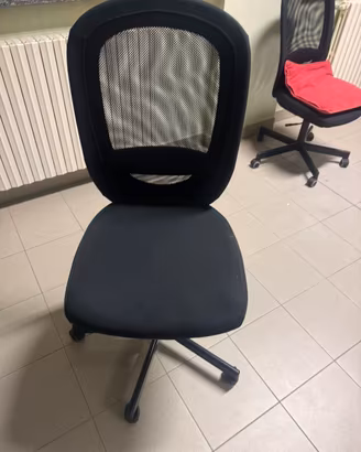 Sedia da ufficio/scrivania ergonomica su ruote