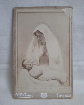 Carte de visite Alinari Mater Salvatoris