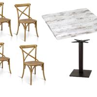 Set Cod917 Sedie Tavoli Bar Pub Bistrot
