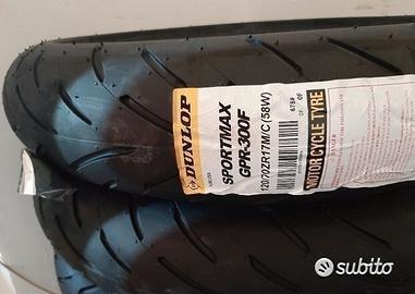 Gomma pneumatico nuovo 120 70 17 dunlop