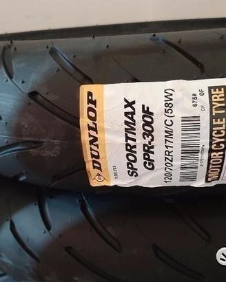 Gomma pneumatico nuovo 120 70 17 dunlop