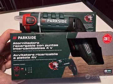 Avvitatore Ricaricabile pistola 4V Parkside NUOVO