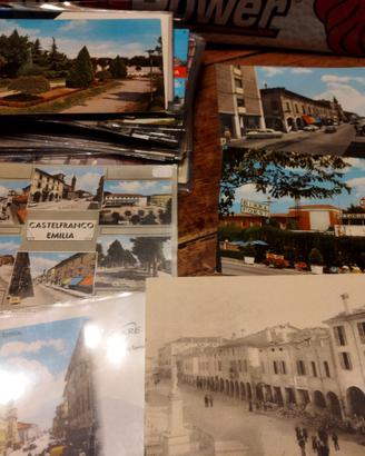 Lotto 70 cartoline vintage di Castelfranco Emilia