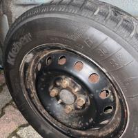 Cerchi + gomme fiat panda 169
