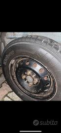 Cerchi + gomme fiat panda 169