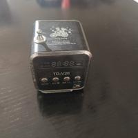 mini radio cassa con antenna